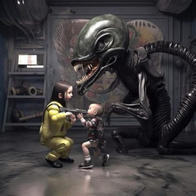  The Xenomorph Whisperer -  An Intriguing Tale of Intergalactic Diplomacy and Unexpected Friendship